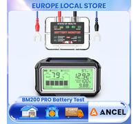 ANCEL BM200 PRO Tester batteria per auto 433 MHz RF Display ad energia solare Analizzatore batteria Avviamento per tutte le batterie al piombo 12 V