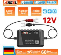 ANCEL BM300 Tester batteria 12V Monitor Bluetooth 4.0 Voltmetro automobilistico Batteria con test e allarme del sistema di avviamento di carica