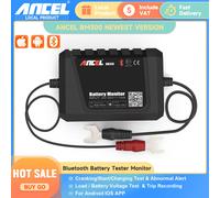 ANCEL BM300 Tester batteria analizzatore Bluetooth 12V auto circuito elettrico Test di tensione Test strumento diagnostico ISO Android