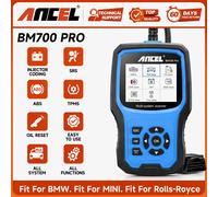 ANCEL BM700 PRO Scanner OBD2, Strumento Diagnostico Completo per BMW MINI Rolls-Royce, Codifica Iniettori, Reset EPB SAS Olio ABS Airbag, Aggiornamenti Gratuiti a Vita