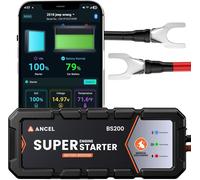 ANCEL BS200 Smart Jump Starter Power Pack - Tester automatico per batteria auto