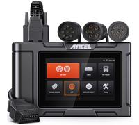 ANCEL HD3400 più l'analizzatore diesel resistente del camion con DPF Regen | Diagnostica completa del sistema, dati in tempo reale, ripristino del servizio e aggiornamenti gratuiti a vita; supporto DPF