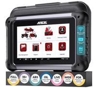 ANCEL MT700 PRO Scanner OBD2 per Moto, Strumento Diagnostico Completo, Reset Olio, Spurgo ABS, Codifica ECU, Test Attivi per Moto