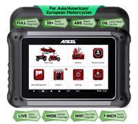 ANCEL MT700 Scanner OBD2 per Moto, Diagnostica Completa del Sistema, Reset Olio, Spurgo ABS per YAMAHA, HONDA, BMW, DUCATI, HARLEY - Strumento Diagnostico Moto