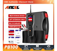 Ancel PB100 Powerscan Tester di circuito per auto 12V 24V Strumento diagnostico per sistema elettrico Kit sonda circuito di alimentazione Tester di tensione AC DC