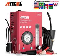 ANCEL S3000 Automotive EVAP Macchina del fumo Tester diagnostico Rilevatore di perdite di carburante di fumo per auto con pompa d'aria Localizzatore di vuoto 12V