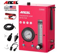 ANCEL S3000 EVAP Rilevatore di perdite per macchina del fumo per auto Tester per vuoto Rilevatore di tubi con pompa d'aria 12V Strumento diagnostico per moto