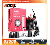 ANCEL S3000 Rilevatore di perdite di fumo EVAP Pipa da fumo Analizzatore di perdite di gas automobilistico Generatore di fumo sottovuoto per strumenti diagnostici