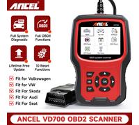 ANCEL tutto il sistema OBD2 scanner ABS SRS olio diagnostico All System per VAG
