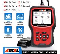 ANCEL tutto il sistema OBD2 scanner ABS SRS olio diagnostico All System per VW