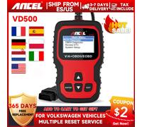 ANCEL VD500 OBD2 Scanner Strumento diagnostico per auto Servizio olio Reset EPB Freno TP Controllare Clear DTC SRS per Audi per VW per Skoda Seat