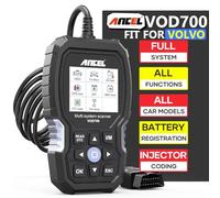 ANCEL VOD700 OBD2 Strumento Diagnostici Fit per i veicoli Volvo, Funzioni OBDII Complete, Auto Diagnostica per olio EPB ABS SRS SAS TMPS Pompa carburante BAT BAS Reset, Aggiornamento Gratuito