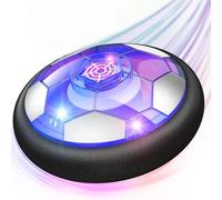 Ancesfun Football Air Power, Ballon Rechargeable intérieur Extérieur Flottant avec Éclairage LED et Protections en Mousse, Cadeaux de Hover Ball pour Enfants Noël 3-12 Ans Garçons Filles