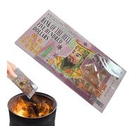 Ancestor Money, 5 Million Euro Heaven Banknotes, 500 Pieces Traditional Afterlife Currency for Funeral, Memorial, Altar, Grave, And Spiritual Offering Rituals, Multicolor