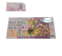 Ancestor Money, Heaven Banknotes, Traditional Fake Currency, Memorial Ritual Notes, 5 Million Euro Bills for Altar Funeral Grave Afterlife Offering Ceremony, 2.75x5.90 Inches
