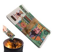 Ancestor Money to Burn - Banconote 'inferno per il culto degli antenati, offerta di benedizione energetica | Forniture sacrificali per il giorno di spazzamento delle tombe, festival di Qingming