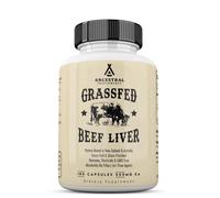 Ancestral Supplements, Fegato di manzo alimentato a erba, Fegato di manzo di qualità alimentato a erba, 180 capsule, 30 dosi Integratore alimentare