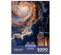 Ancestral Temple Puzzle 1000 Pezzi - Arte E Relax Serale, Cartone Premium, Poster Incluso - 70x50cm/1000pcs