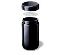 ANCEVIA MIRON Saturn 400ml Barattolo a Bocca Larga - SM130016-204 incl. Coperchio e Sigillo - EGA35A1A001-200 Vetro UV, Ermetico, Inodore, Contenitore per Conservazione, Protezione UV