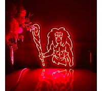 Ancfun Scatola luminosa a LED con mitologia greca, Ercole, decorazione artistica da parete, cartello luminoso, decorazioni da scrivania, regalo per appassionati di mitologia, fan della letteratura