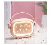 ANCHE CLOCCHIO La nuova sveglia smart multifunzionale per gli studenti per utilizzare il grazioso artefatto da risveglio luminoso elettronico per bambini Digital Digital Clock (Colore: A) YYuan