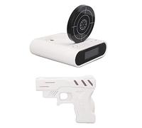 ANCHE COLLEGNO TARGET, Display Digital LED Clock Creative Gun con 2 Interessanti modalità di Allarme per il Soggiorno per Ufficio Camera da Letto per la Casa