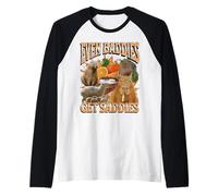 Anche i cattivi ottengono tristi divertente Capybara Meme Bootleg Y2K Maglia con Maniche Raglan