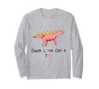 Anche i papà Amano i Dinosauri Maglia a Manica