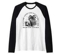 Anche Il Vento e Le Onde Lo accettano Mark 4:41 Christian Surf Maglia con Maniche Raglan