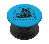 Anche il vento e le onde lo accettano Mark 4:41 Christian Surf PopSockets PopGrip Adesivo