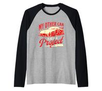 Anche la mia Altra Macchina è Un Progetto - JDM Lover Car Guy Racing Maglia con Maniche Raglan