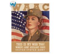 Anche questa è la mia guerra mondiale vintage Poster ausiliario...