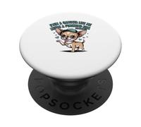 Anche un gangsta come me ha bisogno di un cane chihuahua bacio sulla fronte PopSockets PopGrip Adesivo