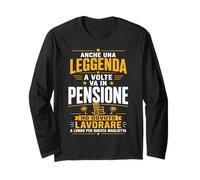 Anche Una Leggenda A Volte Va in Pensione pensionamento Maglia a Manica