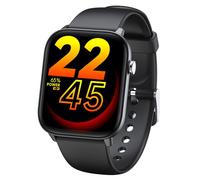 ANCHGPO Smartwatch, Orologio Fitness Uomo Donna, 1.85” Sport Fitness Tracker con Contapassi/Cardiofrequenzimetro/Cronometro, 100+ Sportive, Notifiche Messaggi(Nero C (nessuna chiamata))