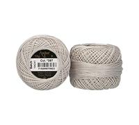 Anchor 4591008-00397 - Filo da ricamo, 100% cotone, colore grigio perla, spessore 8, 82 m, 16 g