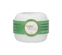 Anchor 4764080-07901 - Filato per uncinetto, 100% cotone, 7901, spessore 80, 372 m, 27 g