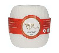 Anchor 4769025-07901 - Filato per uncinetto, 100% cotone, 7901, spessore 25, 200 g