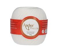 Anchor 4770012-07901 - Filato per uncinetto, 100% cotone, 7901, spessore 12, 163 grammi