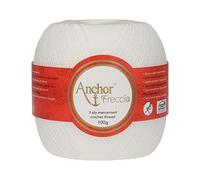 Anchor 4770025-07901 - Filato per uncinetto, 100% cotone, 7901, spessore 25, 163 grammi