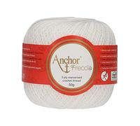Anchor 4771008 - 07901 uncinetto Filati, Cotone, Bianco