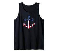 Anchor Boat Cruise Ship American Flag Captain Sailor Canotta