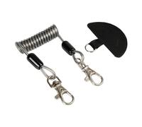 Anchor,cavo in acciaio con moschettoni di sicurezza multiuso,telefono,navigatore