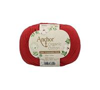 Anchor Cotone organico, 50 G, spessore: 4, presentazione: 125 m, filato all'uncinetto terracotta
