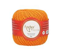 Anchor Freccia 00314 - Pallina all'uncinetto, in cotone, n. 12-50 g, colore: arancione
