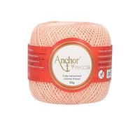 Anchor Freccia - Gomitolo di filo da uncinetto, 100% cotone, spessore 12, Cotone, 00006 arancione., Arancione