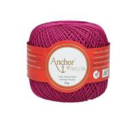 Anchor, Freccia, gomitolo di filo da uncinetto, 100% cotone, spessore 6, Cotone, 00089 rosa., Rosa