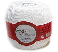 ANCHOR Freccia - gomitolo gr 200 (N.12, Colore Bianco 7901)