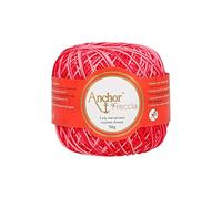 Anchor Freccia Multicolor, Spessore: 6, Imballaggio: 50G, Lunghezza della canna: 175M 1203 Filati Per Uncinetto