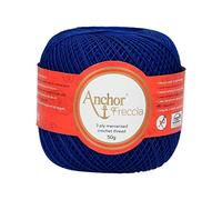 Anchor Freccia Stärke 16 4771016-00134 - Filato per uncinetto, 100% cotone blu